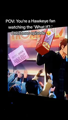 Always doing my boy dirty 🥲 (I still ate up his 5 seconds of screen time) #hawkeye #marvel #christmas #clintbarton #whatif #avengers #marvelstudios #marveltok