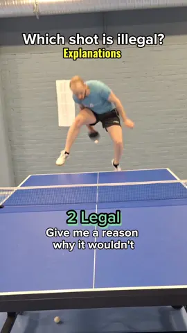 Which shot is illegal? Explanations🏓🏓 #tennisdetable #tenisdemesa #tischtennis #tabletennis 