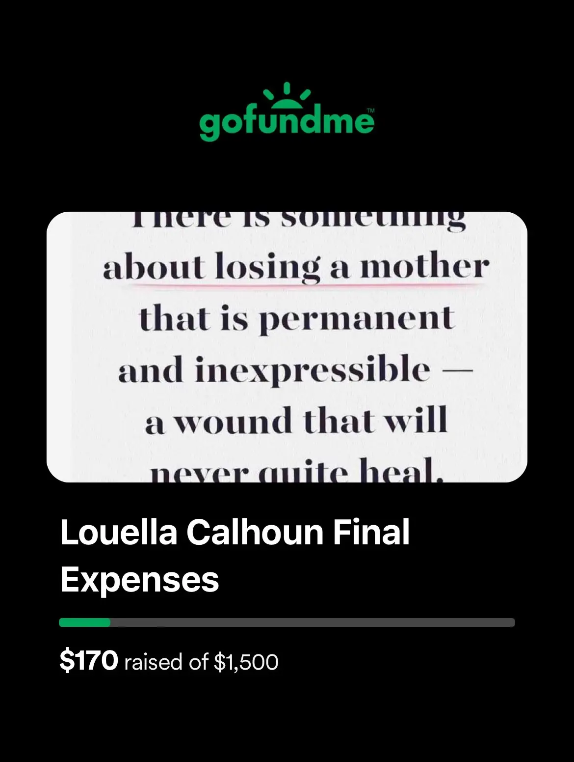 #GoFundMe #helpmeplease #finalexpense 