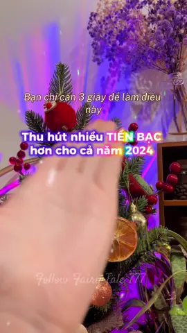 Chỉ cần 3s để làm điều này nhưng có thể thay đổi hoàn toàn cuộc sống của bạn trong năm 2024 🪄🧚‍♀️🔮✨#fairytale777 ##fyp 
