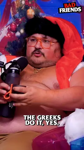 Do Greeks Celebrate Christmas? 🇬🇷🎉🎄🎁 |  Episode w/ @Stavros Halkias 9 am on YouTube! Merry Christmas🎅🏼 | #badfriends #badfriendspodcast #bobbyleeclips #bobbylee #badfriendsclips #comedyclips #koreancomedian #andrewsantino #comedypodcast #bobbyleecomedy #andrewsantinoclips #tiktokcomedy #comedianoftiktok #stavvybaby #stavvysworld 
