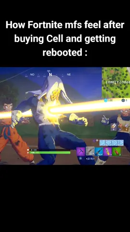 I can't afford the perfection 😔😔#dbz #dbzkakarot #dragonball #dragonballz #db #fortnite #cell 