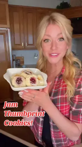This Jam Thumbprint recipe always comes in handy 🖐️ - especially for the holidays. 🎁☃️🎄Simple, yummy, and fun - a treat for the whole family and always gets two thumbs up! 👍👍 #baking #happyholidays #cookies 
