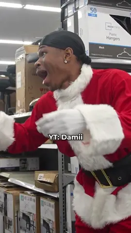 YouTube; damii 🔥 Full Vid: I became Santa and Scammed Kids #fyp 