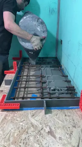 Making a floating concrete countertop (🎥: IG/plitochnik23.ru)