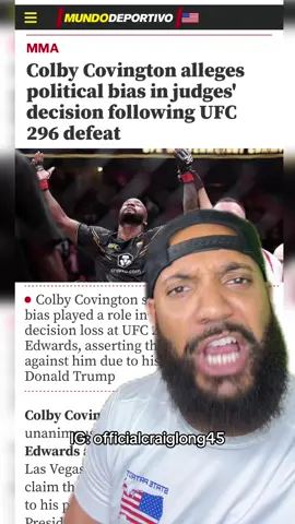 #colbycovington Lost that fight. Stop ✋ #UFC #edwardsvscovington #trump #trump2024 #craiglong45 #craiglong 💪🏼🇺🇸#greenscreen #greenscreenvideo 