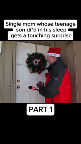 Single mom whose teenage son di*d in his sleep gets a touching surprise from Secret Santa p1 #lovestory #secretsanta #eastidahonews #surprise #goodstory #shortmovie #fyp #trendingvideo #fypシ 