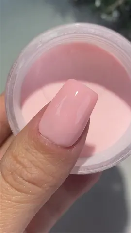 A perfect peachy pink hue ☺️#pinknails #peachnails #dippowder #thenagaia #dippowdernails #fyp 