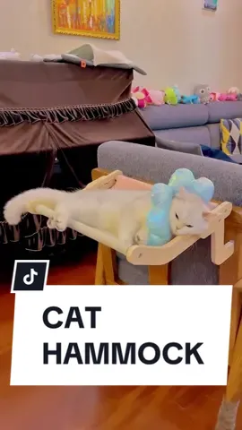 Get this Cat Bedside Hammock for the ideal sleeping arrangement 🛌😽