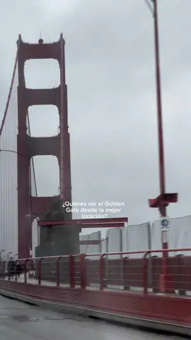 La mejor ubicacion para ver el golden Gate #goldengate #sanfranciscolife #travelblogger #goldengateviewpoint #travelcouple 