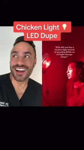 The chicken light,  ultimate budget LED device and LED mask skincare hack? Lets take a look.  #redlighttherapy #ledmask #skincare #skincarehacks #SkinCare101 #chickenlight 