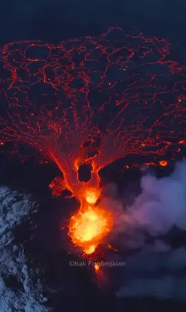 I do go quiet after a minute, so you can enjoy the sound of the volcano. Also look at the view half way into the video where it is like a tree. #volcano #iceland #air #toxic #world #snow #lava #nature #sound #news #drone #question #answer