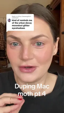 Replying to @Kitty Cleavergrits trying out @urban decay for a @maccosmetics moth dupe