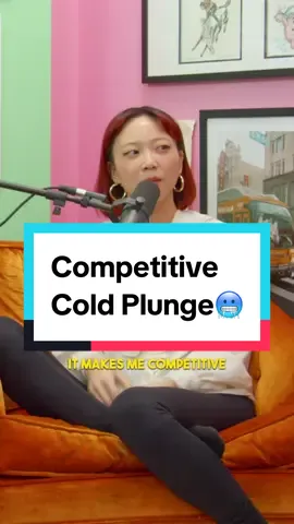 Competitive Cold Plunge🥶 #funwithdumb #dumbfoundead #bapross #comedypodcast #fyp #coldplunge 