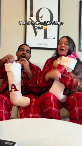 Filling stocking is so much fun 🥰🫶🏻 cant wait to do this every year