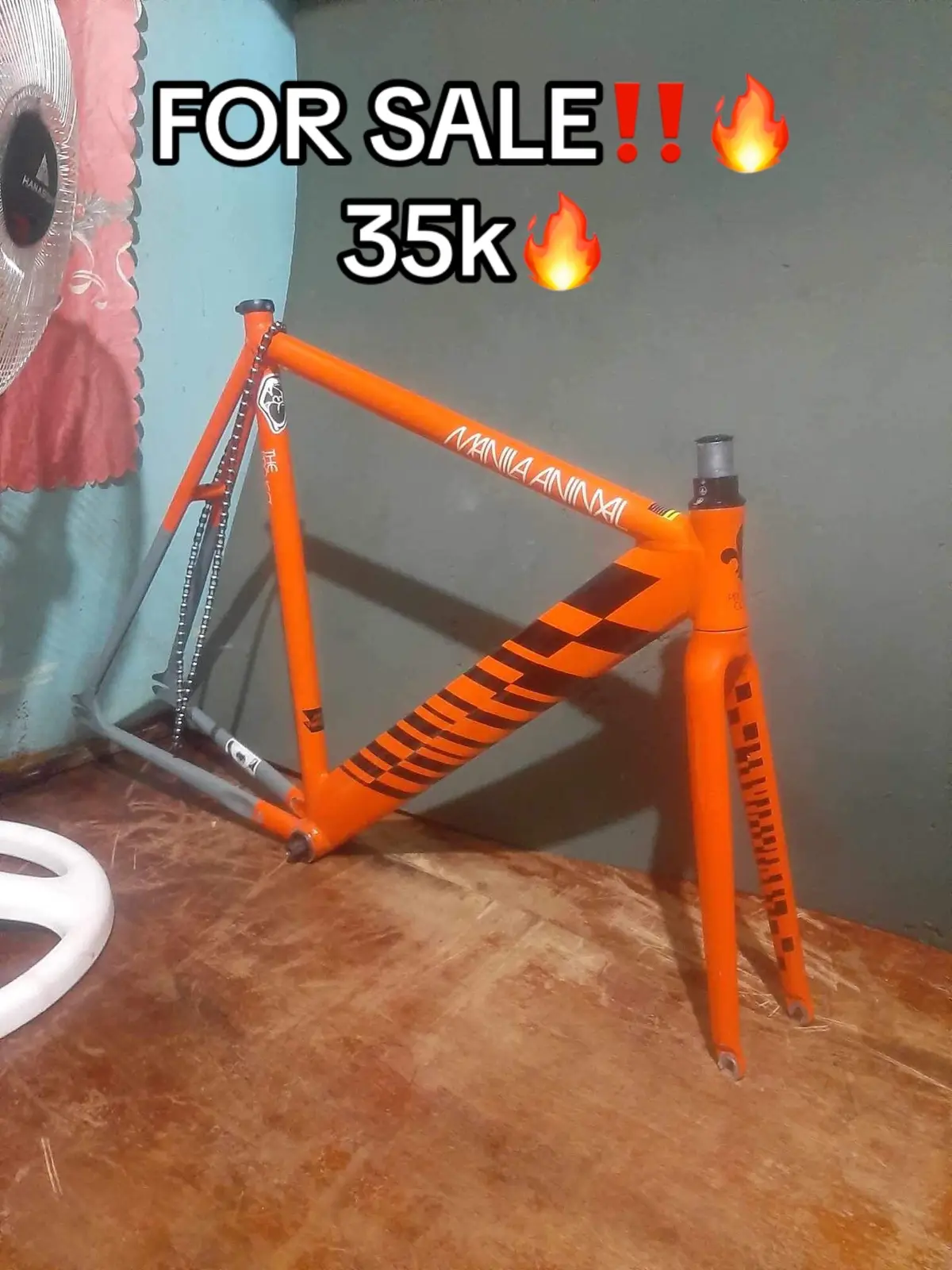 FOR SALE ONLY - 35k‼️ Includes tp headset, tp spacers, tp seat clamp, and HKK Vertex blue chain ✅MESSAGE ME IF SERIOUS AND SURE BUYER