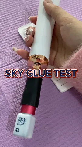 The newly packaged Sky Glue works very well and is perfect for making individual lash fans! #lashsupplies #lashwithme💕 #flourishinglashes #lashartist #lashextensions #skyglue #glue #gluetest 