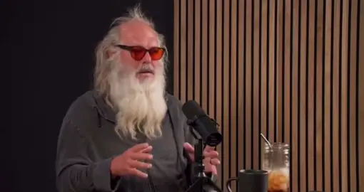 Rick Rubin on creating art as a “diary entry”, as seen on Huberman Lab podcast #producer #rickrubin #artistsoftiktok #creativity #inspo #music #intention #art #fyp 