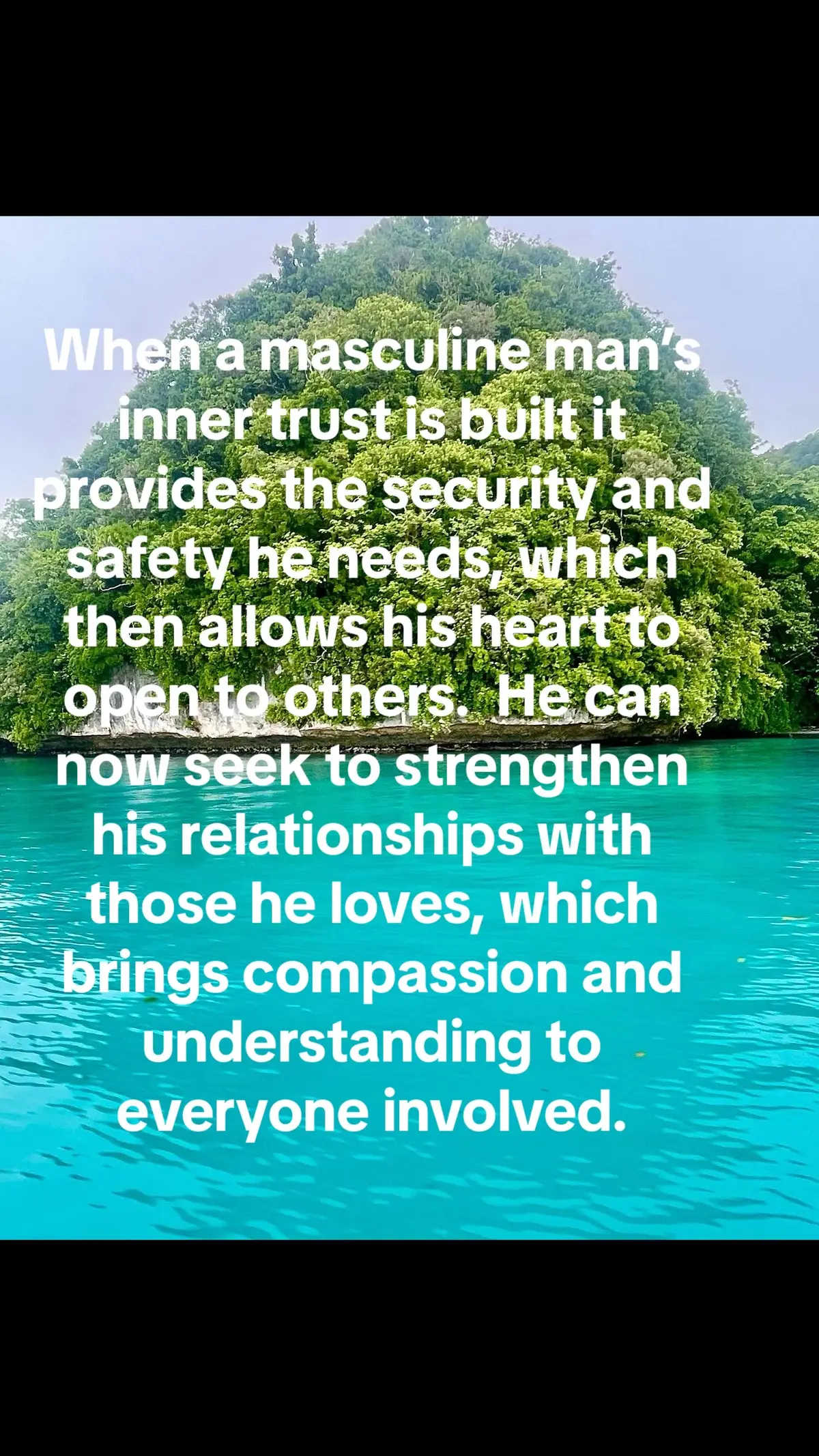 A masculine man creates the trust in his  relationships.#Foryou #FYP #foryoypage #thedaddyuniversity #divinemasculine #realmen #Love #socity #divinefeminine #makeithappen #accountability #believe #happiness #respect #men #daddyenergy #daddy #relationships #effect 