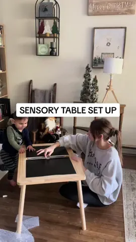 Ive wanted to get my boys one of these for the longest time!! Im so excited to do different activities with this 😍 #toddlergifts #sensorytable #toddlersensory #toddlersensoryplay #toddlermom #unboxing 