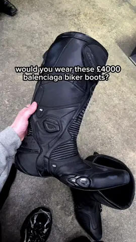 yes or no? balenciaga biker boots from winter 23 collection #balenciaga #boots #designer #luxury #bikerboots #mensfashion #uniquefashion #highfashiontiktok 