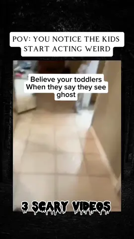POV : You Notice Kids start Acting weird 😳😱! #scary #horror #scaryvideos #paranormal #creepy #horrortok 