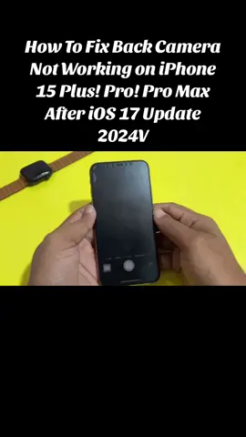 in this video We learned How To Fix Back Camera Not Working on iPhone 15 Plus ! Pro! Pro Max After iOS 17 Update 2024