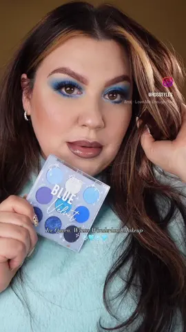 Hey my LOVELIES…… You voted and here is the awaited eye tutorial on this beautiful Blue Eye Look…. Used the @colourpopcosmetics Blue Velvet Eyeshadow Palette … A feature a mix of matte and metallic finishes. …. The Shades I used are as Follows… Crease Forever Mood & a Dab of Capri,  Outer Corner Capri, Fave Jeans, & a Dab of At Midnight  Lid Wavy Inner Corner “ I Feel Ya “ I did the same on the lower lash line… Lips Espresso Lipliner by @nyxcosmetics  @maccosmetics Myth Lipgloss @maccosmetics Lipstick  #icequeenmakeup #icequeen #bluemakeup #holiday makeup #makeup #makeuplook #thisorthat #bluesmokeyeye #maquiagem #beautypage #beautycontentcreator #frozen #anastasiabeverlyhills #benefitclubpink #winterwonderland  #colourpop 