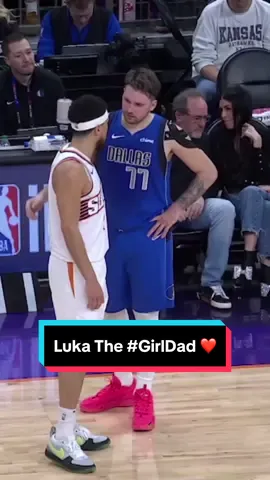 @Luka is officially a #GirlDad 🫡❤️ #NBA #DevinBooker #LukaDoncic