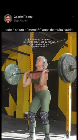 Como você quer estar com +60 anos de idade? Essa é a Gina Viana que tem mais de 60 anos e esbanja saúde em seus treinos de crossfit. Sabemos que ela é minoria entre as pessoas dessa idade, mas tudo dependeu de uma decisão, e ela foi lá e fez. #michelindasacademias #gymsmichelin #michelinofgyms #bodybuilder #bodybuilding #gym #academia #musculacao #gymlovers #academiadeluxo #luxurygyms #crossfit 