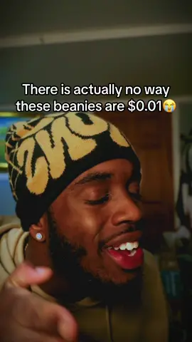 $0.10 is pretty wild😭 #fyp #beanie 