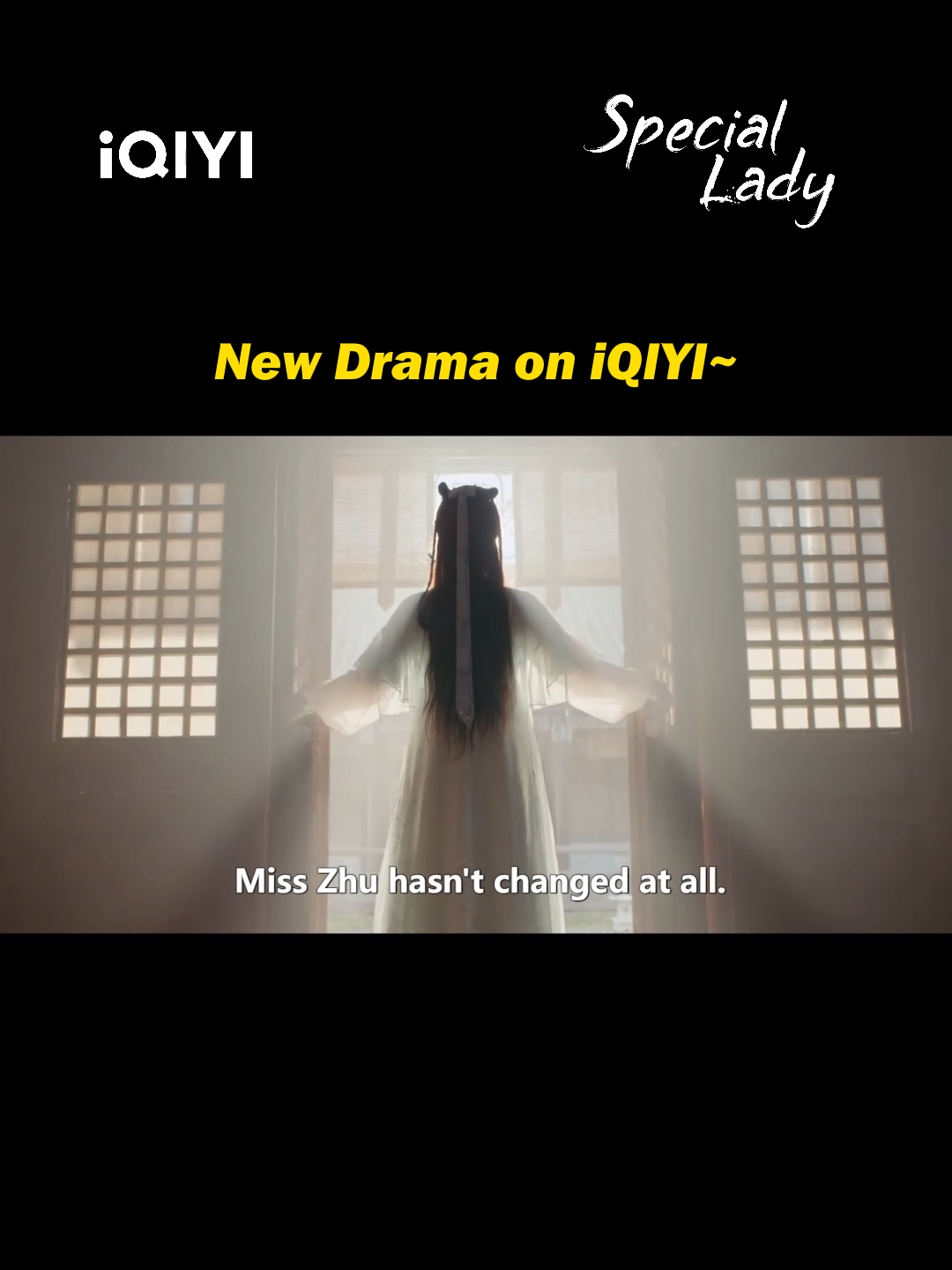 New drama on iQIYI!!~#SpecialLady #xiaoyan #zhaizilu #lovestory #costume #cdrama