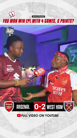 Watch Godfrey's FULL INTERVIEW ON YOUTUBE - LINK IN BIO 📺 🗣 🔥  #naijafootball #tiktoknigeria #naijatiktok #PremierLeague #levelupafrica #africanfootball ARSENAL 0-2 WEST HAM highlights