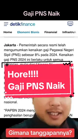 Gaji PNS Naik #gaji #gajipns 