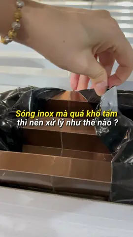 Tấm inox sóng quá khổ tấm nên xử lý thế nào?#inoxmau304 #xuongsanxuatinox 