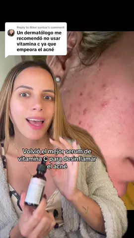 Replying to @Maxi santos La vitamina C es un poderoso antioxidante que ayuda a tu piel a eliminar los radicales libres y mejorar enfermedades como el acne, dandole ademas brillo a tu rostro 💕 #greenscreen#serumvitaminc#acnetransformation#skincaretips#adiosacne#acnetreatment#serumviraltiktok#tiktokshopmusthaves#vitaminacfacial 
