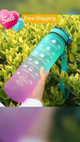 Water Bottle, 1 Piece Large Capacity Tumbler Cup, Gradient Portable Lightweight Drinking Bottle with Straw, Sports Water Bottles for Office Gym Home Outdoor.#tiktok #sale #foyou #new #foryou #bestseller #shopping #CelebrarDeMulherParaMulher 