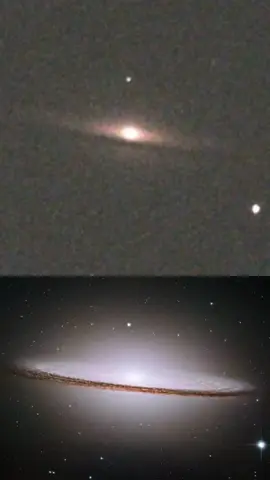 Galáxia do Sombreiro (M104) - Distante 28 milhões de anos-luz.  Live View X Nasa #Astronomy #universe #cosmos #galaxias🌌🌌 #m104 