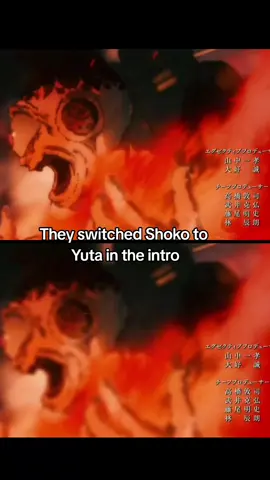 Just realized 💀💀 #jujutsukaisen #jjk #jjkyuta #jjkshoko #gojousatoru #itadoriyuuji 