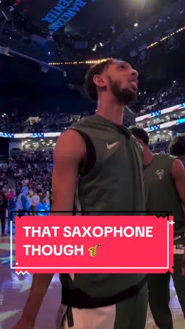 #CameronPayne was loving the #Saxophone before the game! 🎷  [via nba/IG]