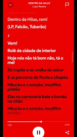 dentro da Hilux #spotify #musica 