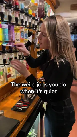 Can you polish the kegs????? #fyp #foryou #weirdjobs #iwantsomething #iwantsomethingthatiwant #trending #viral #trendingsounds #manager #weirdrequests #random #quiet #hospitalitylife #hospolife #customerproblems #henley #henleypubs #funnyhospitality #funny #polish #polishingkegs #mop #moppingrain #relatable #relatablehospitality 