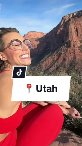 Have you added Zion to your travel bucketlist yet?!  #exploreutah #travel #travelutah #utah #travel #explore #trending #viral #exploring #neature #exploretok #traveltok #girlsoutdoors #motivation #fitgirls #fitgirl 