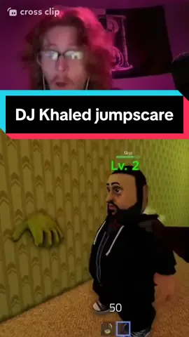 DJ Khaled jumpscare #fyp #foryou #djkhaled #lifeisroblox #twitchstreamer #roblox 