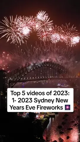 We have reached our most viral video of 2023! The number one…  It feels incredibly fitting that the way we welcomed 2023 is also the way we say farewell to 2023 with the most viral video being the 2023 Sydney New Year’s Eve fireworks!! And while we wait to see tonight's spectacle let's consider this a warm-up! 🎉  #SydNYE #feelnewsydney 🎥 @Daniel _ x Sydney