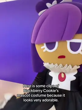 IT’S SO COOL TO SEE THAT MASCOT SUIT OF HER IN VIDEOS FR. (Credit goes to tw_bravecookie_dev.) #crk #cookierunkingdom #cookierun #gingerbrave #blackberrycookie #fyp #fypシ #foryou #foryoupage #xyzbca 