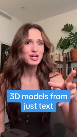 You can now make 3D models from just plain text. This tool allows you to type in anything you want - like 