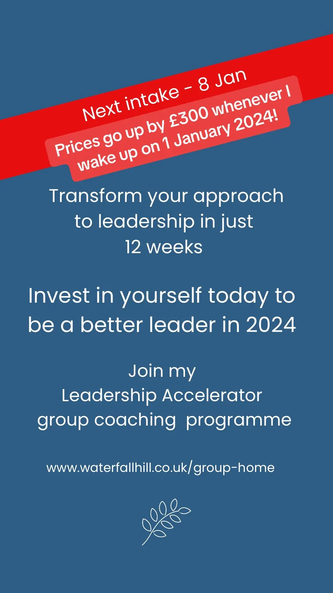 Sign up via the link in my bio. #leadershipdevelopment #leadershipcoaching #leadershipskills #ad 