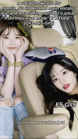 one of the best B4 and D5s that i heard in my life🧘‍♀️ and megan(jiwon)... wish you could drown me with your voice🤰 | fromis_9 vocals / hayoung vocals / jiwon vocals / fromis_9 vocal showcase #fromis_9 #fromis #fromis_9tok #hayoung #jiwon #attitude #kpop #kpopfyp #fyp #viral #fypシ゚viral #fypシ #foryou #babymonster #batterup #exo #exothefirstsnow #vocals #vocalshowcase #korean