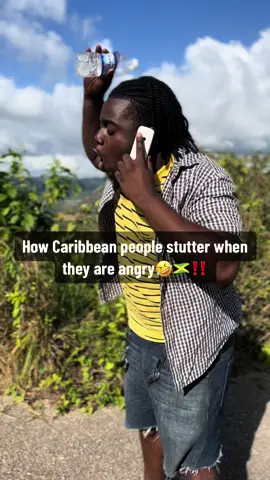 How caribbean people stutter when they are angry🤣🇯🇲‼️  #princeguava #comedy #fyp #jamaican 